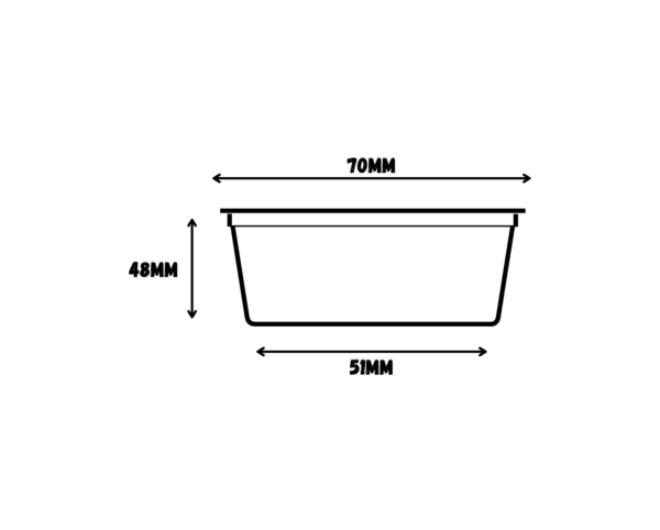 clear cup dimensions