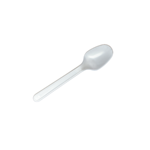 one white spoon