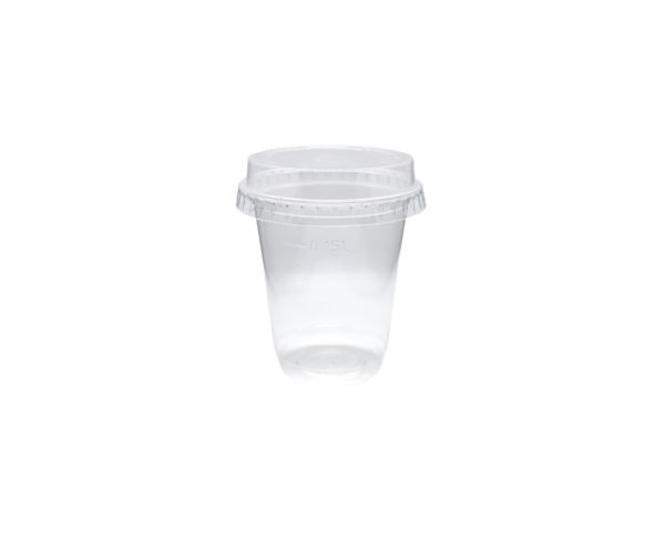 compostable cold cup with compostable lid