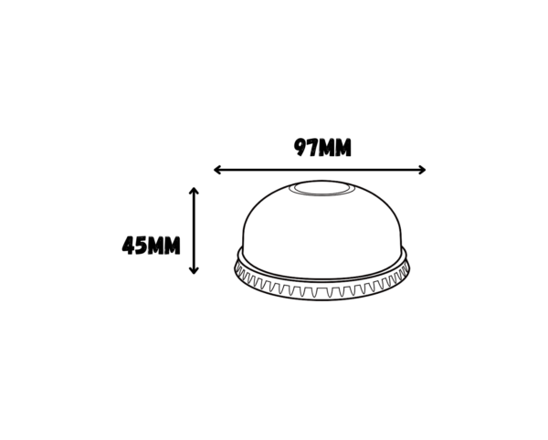 dome lid dimensions